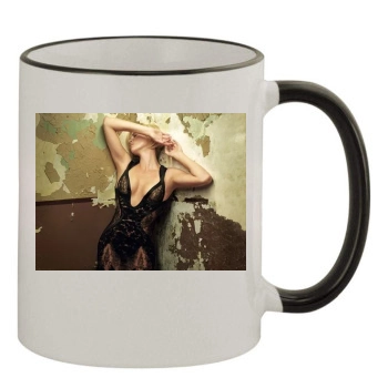 Charlize Theron 11oz Colored Rim & Handle Mug