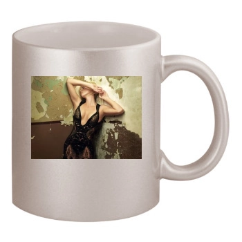 Charlize Theron 11oz Metallic Silver Mug