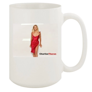 Charlize Theron 15oz White Mug