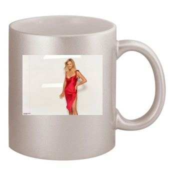 Charlize Theron 11oz Metallic Silver Mug