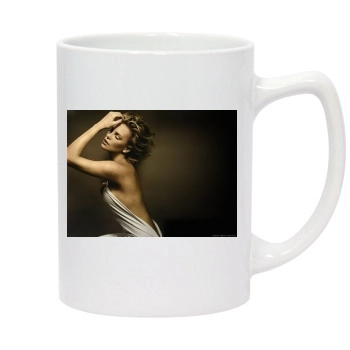 Charlize Theron 14oz White Statesman Mug