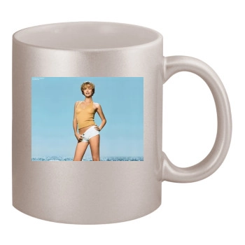 Charlize Theron 11oz Metallic Silver Mug