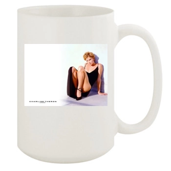 Charlize Theron 15oz White Mug