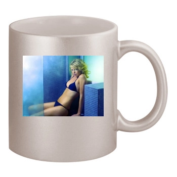 Charlize Theron 11oz Metallic Silver Mug