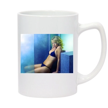 Charlize Theron 14oz White Statesman Mug