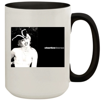 Charlize Theron 15oz Colored Inner & Handle Mug