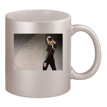 Charlize Theron 11oz Metallic Silver Mug