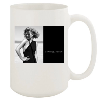 Charlize Theron 15oz White Mug