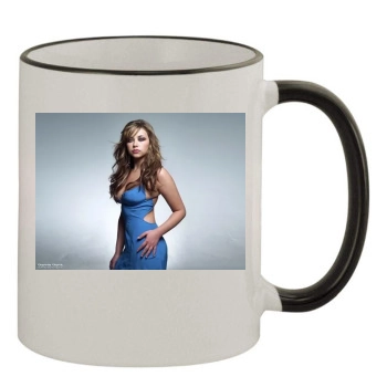 Charlotte Church 11oz Colored Rim & Handle Mug