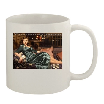 Charlotte Church 11oz White Mug