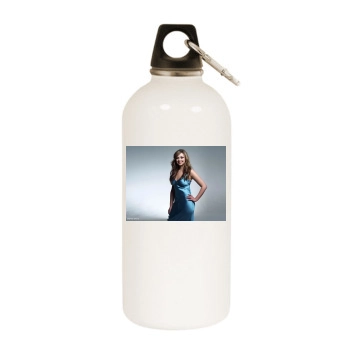 Charlotte Church White Water Bottle With Carabiner