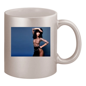 Cher 11oz Metallic Silver Mug