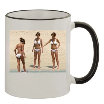 Cheryl Tweedy 11oz Colored Rim & Handle Mug