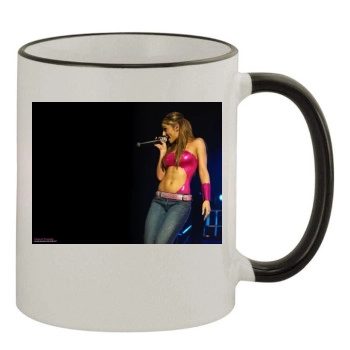 Cheryl Tweedy 11oz Colored Rim & Handle Mug