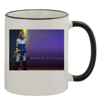 Cheryl Tweedy 11oz Colored Rim & Handle Mug