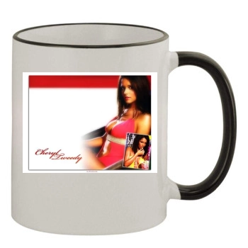 Cheryl Tweedy 11oz Colored Rim & Handle Mug