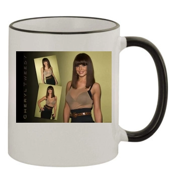 Cheryl Tweedy 11oz Colored Rim & Handle Mug