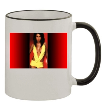 Cheryl Tweedy 11oz Colored Rim & Handle Mug