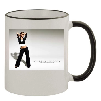 Cheryl Tweedy 11oz Colored Rim & Handle Mug