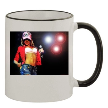 Cheryl Tweedy 11oz Colored Rim & Handle Mug