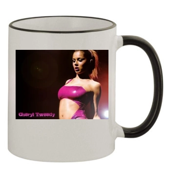 Cheryl Tweedy 11oz Colored Rim & Handle Mug