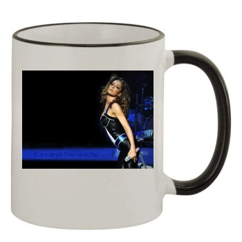 Cheryl Tweedy 11oz Colored Rim & Handle Mug