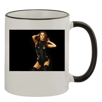 Cheryl Tweedy 11oz Colored Rim & Handle Mug