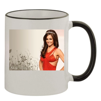 Cheryl Tweedy 11oz Colored Rim & Handle Mug