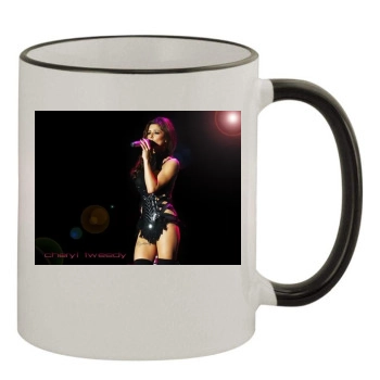 Cheryl Tweedy 11oz Colored Rim & Handle Mug