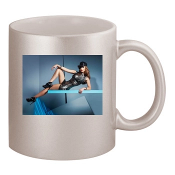 Cheryl Tweedy 11oz Metallic Silver Mug