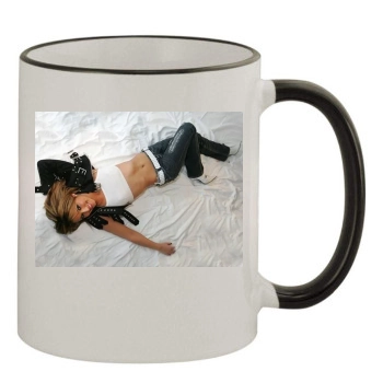 Cheryl Tweedy 11oz Colored Rim & Handle Mug