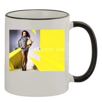 Cheryl Tweedy 11oz Colored Rim & Handle Mug