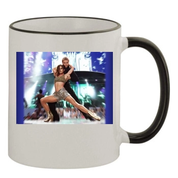 Cheryl Tweedy 11oz Colored Rim & Handle Mug