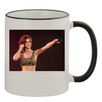 Cheryl Tweedy 11oz Colored Rim & Handle Mug