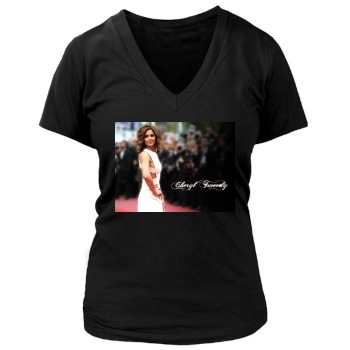 Cheryl Tweedy Women's Deep V-Neck TShirt