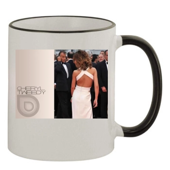 Cheryl Tweedy 11oz Colored Rim & Handle Mug