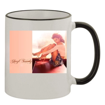 Cheryl Tweedy 11oz Colored Rim & Handle Mug