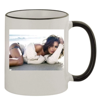 Cheryl Tweedy 11oz Colored Rim & Handle Mug