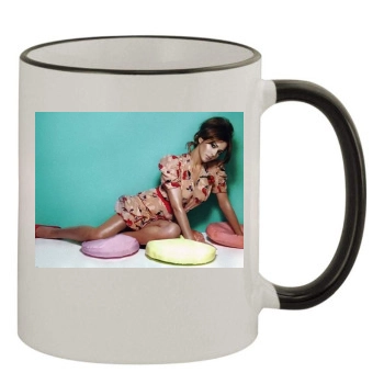 Cheryl Tweedy 11oz Colored Rim & Handle Mug