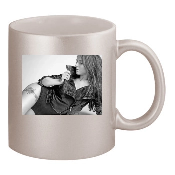 Cheryl Tweedy 11oz Metallic Silver Mug