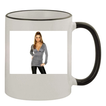 Cheryl Tweedy 11oz Colored Rim & Handle Mug