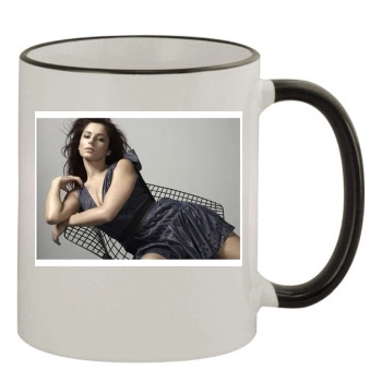 Cheryl Tweedy 11oz Colored Rim & Handle Mug