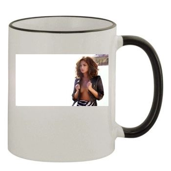 Cheryl Tweedy 11oz Colored Rim & Handle Mug