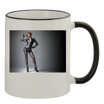 Cheryl Tweedy 11oz Colored Rim & Handle Mug
