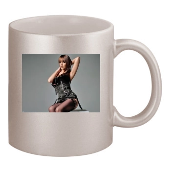 Cheryl Tweedy 11oz Metallic Silver Mug