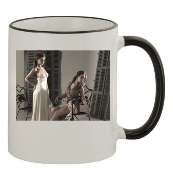 Cheryl Tweedy 11oz Colored Rim & Handle Mug