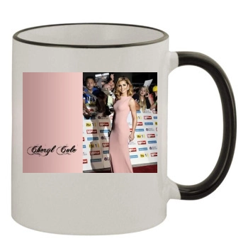 Cheryl Tweedy 11oz Colored Rim & Handle Mug