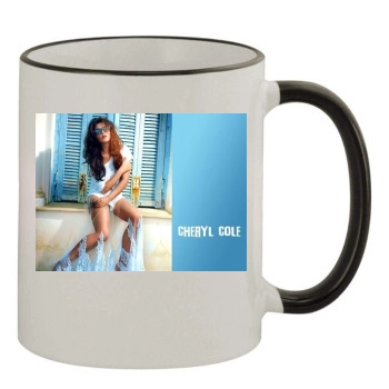 Cheryl Tweedy 11oz Colored Rim & Handle Mug