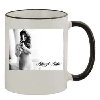 Cheryl Tweedy 11oz Colored Rim & Handle Mug