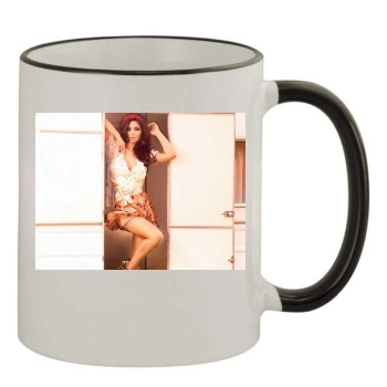 Cheryl Tweedy 11oz Colored Rim & Handle Mug